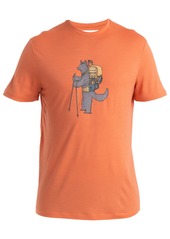 Icebreaker Men's Merino 150 Tech Lite III Short Sleeve T-Shirt, Large, Orange