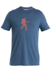 Icebreaker Men's Merino 150 Tech Lite III Short Sleeve T-Shirt, Medium, Blue