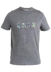 Icebreaker Men's Merino 150 Tech Lite III Short Sleeve T-Shirt, Medium, Gray | Father's Day Gift Idea