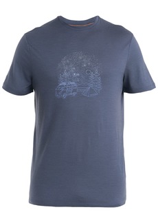 Icebreaker Men's Merino 150 Tech Lite III Short Sleeve T-Shirt, Medium, Gray | Father's Day Gift Idea