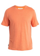 icebreaker Men's Merino Linen Short Sleeve Tee, Medium, Orange