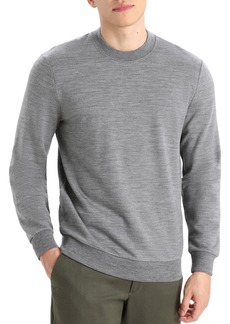 Icebreaker Men's Merino Shifter Long Sleeve Sweatshirt, Large, Gray