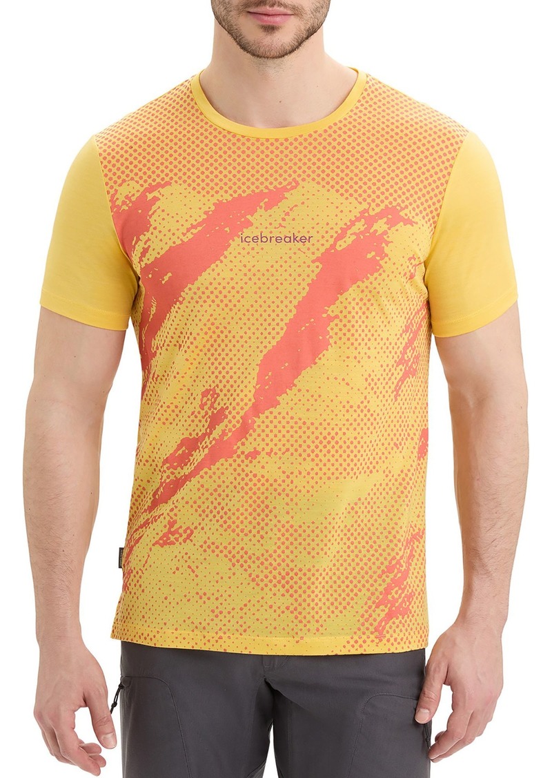 Icebreaker Men's Merino Sphere II Short Sleeve T-Shirt, XXL, Orange | Father's Day Gift Idea