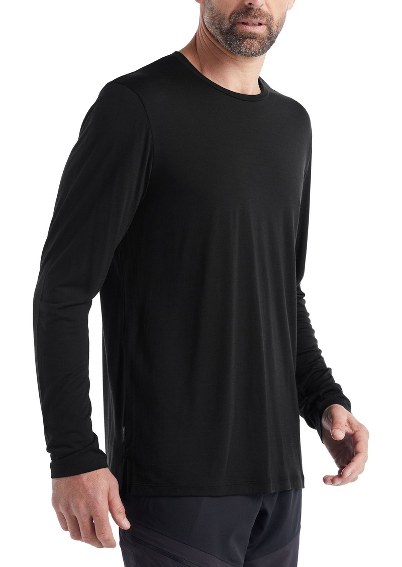 Icebreaker Men's Sphere II Long Sleeve T-Shirt, Small, Black