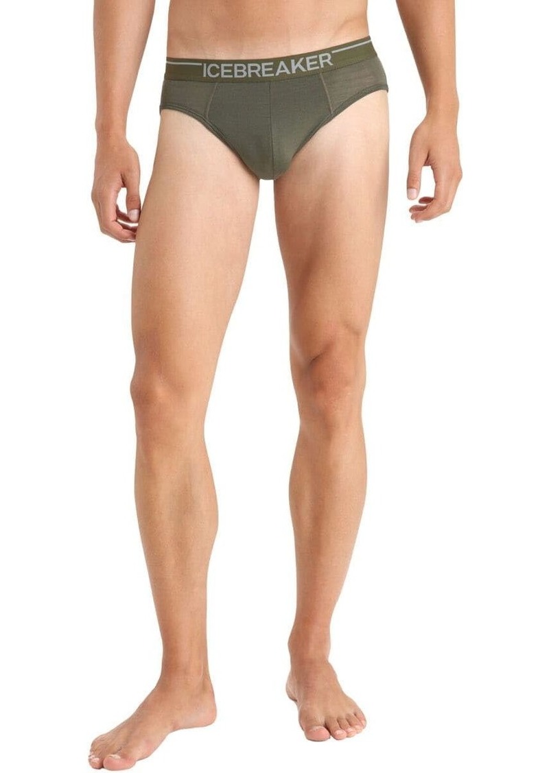 Icebreaker Merino Anatomica Men’s Underwear Briefs Merino Wool Base Layer - Stretchy Comfortable Thermal Underwear for Men with Contoured Pouch Ski Thermals for Men -