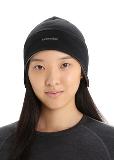 Icebreaker Merino Quantum Merino Wool Beanie Unisex - Breathable Warm Winter Hats with Full Ear Flaps for Skiing Hiking Snowboarding - Premium Women’s and Men’s Hats