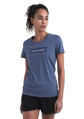 Icebreaker Merino Women's Central Graphic Short Sleeve Wool T-Shirt - Basic Casual Shirt