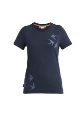 Icebreaker Merino Women's Central Type Stack Short Sleeve Wool T-Shirt - Basic Casual Shirt