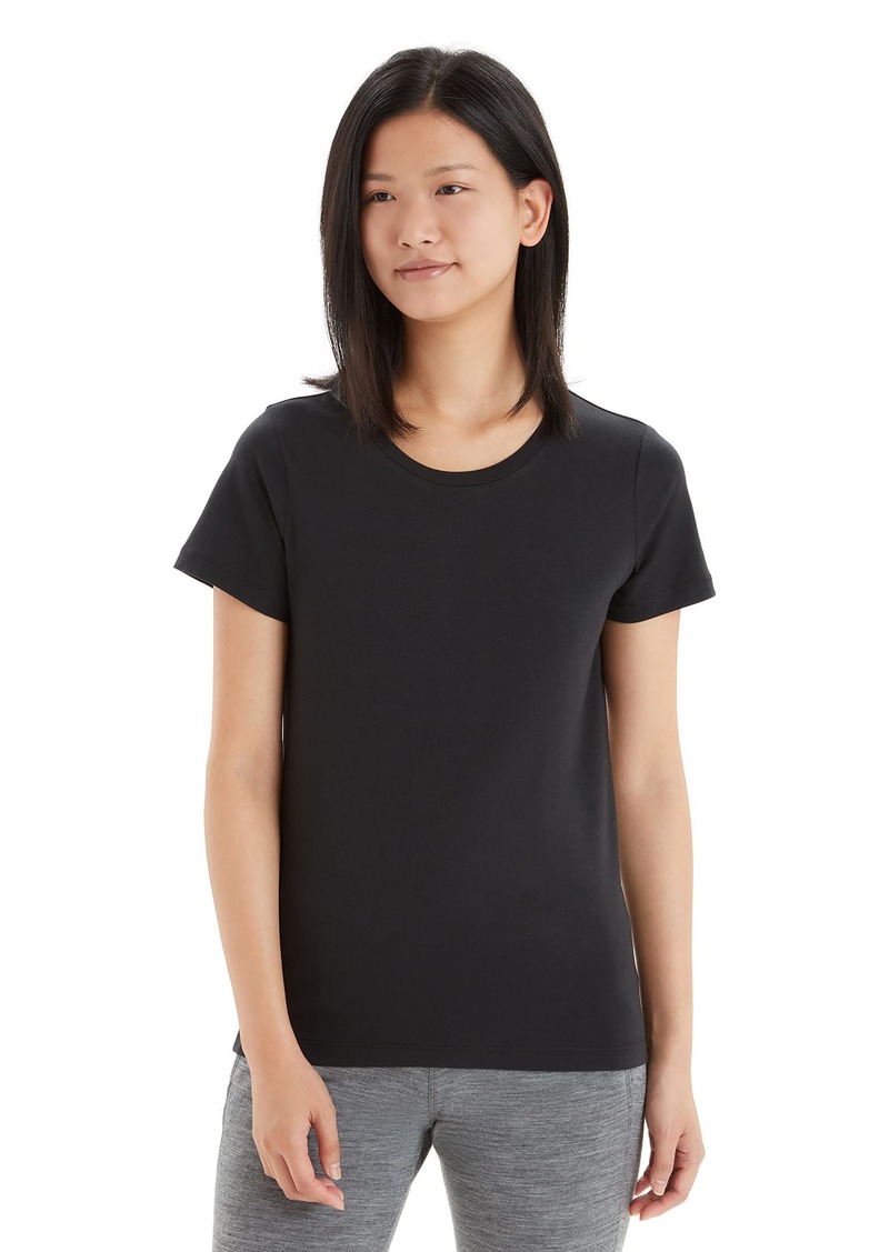 Icebreaker Merino Women's Cool-Lite™ Short Sleeve Cotton T-Shirt - Basic Casual Shirt