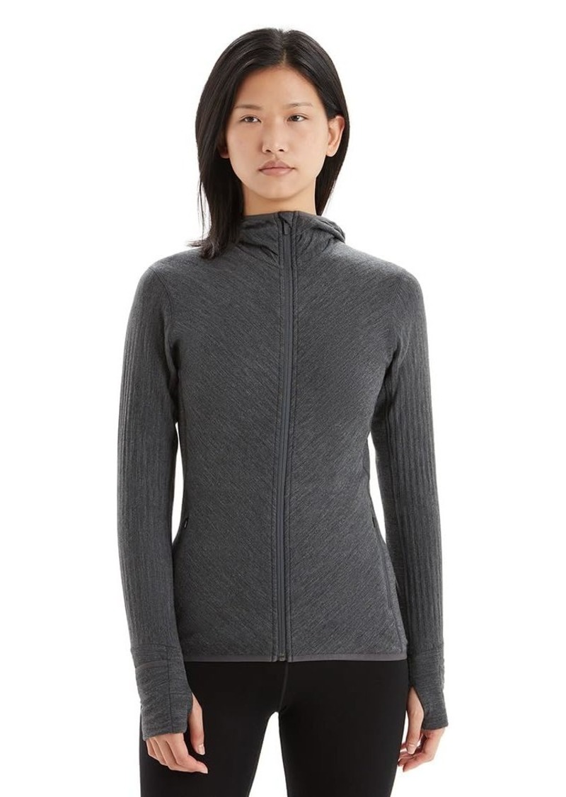 Icebreaker Merino Women's Descender Long Sleeve Full Zip Hoodie