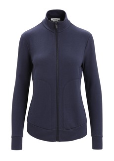 Icebreaker Merino Wool Sweatshirt for Women Full Zip - Soft Warm Cotton Blend Jacket for Athletics and Casual Wear