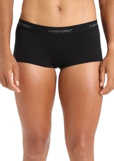 Icebreaker Women's 200 Oasis Boy Shorts Underwear, XS, Black