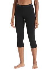 icebreaker Women's 200 Oasis Legless Baselayer Pants, XS, Black