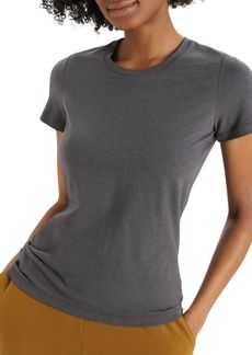 Icebreaker Women's Central Classic Short Sleeve T-Shirt, Medium, Gray