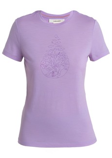 Icebreaker Women's Merino 150 Tech Lite III Short Sleeve T-Shirt, Medium, Purple