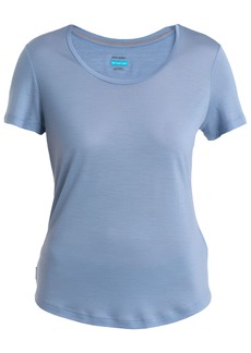 Icebreaker Women's Merino Sphere II Short Sleeve Scoop T-Shirt, Large, Kyanite