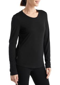 icebreaker Women's Sphere II Long Sleeve T-Shirt, XS, Black