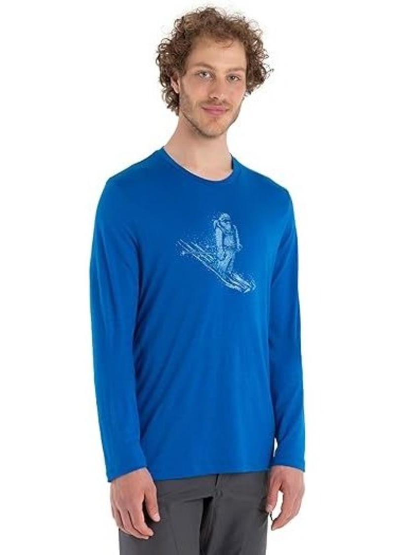 Icebreaker Tech Lite II Long Sleeve Tee Skiing Yeti