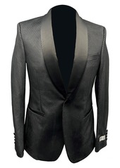 Ike Behar Velvet Shawl Collar One-Button Jacket in Black at Nordstrom Rack