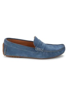 Ike Behar Suede Driving Loafers