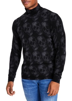 INC Billie Mens Regular Fit Wool Turtleneck Sweater