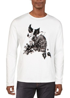INC Devon Mens Cotton Crewneck Graphic T-Shirt