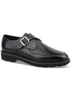 INC Elian Mens Leather Slip-On Monk Shoes