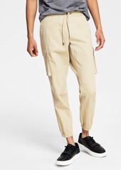 Inc International Concepts Men's Regular-Fit Twill Cargo Joggers, Created for Macy's