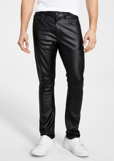 Inc International Concepts Men's Skinny-Fit Coated Jeans, Created for Macy's