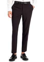 Inc International Concepts Men's Slim-Fit Burgundy Solid Suit Pants, Created for Macy's