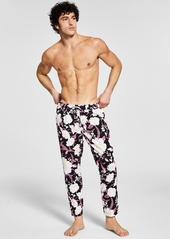 Inc International Concepts Men's Slim-Fit Floral-Print Pleated Joggers, Created for Macy's