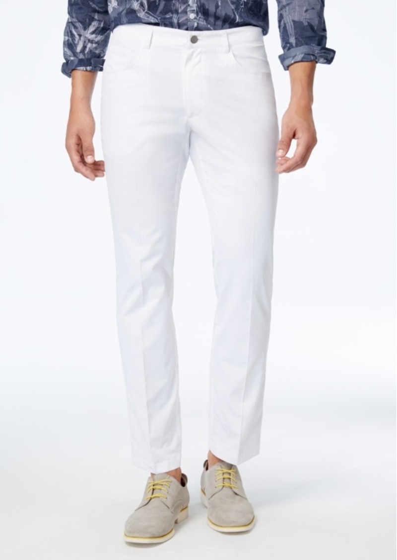 macys mens white pants