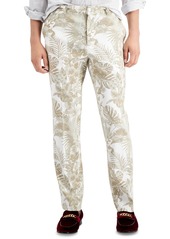 Inc International Concepts Men's Slim Stretch Lead Print Pants, Created for Macy's