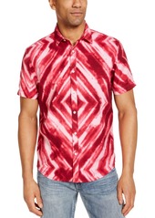 Inc Men's Geometric Watercolor Shirt, Created for Macy's