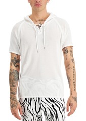 Inc International Concepts Men's Knit Mesh Short Sleeve Hoodie, Created for Macy's