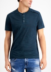Inc International Concepts Men's Sheer Streaked Henley, Created for Macy's