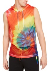 Inc International Concepts Men's Sleeveless Tie Dye Hooded Tank, Created for Macy's
