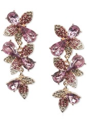 INC International Concepts Crystal Flower Statement Earrings, Created for Macy's