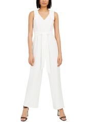 INC International Concepts Inc Bow-Sleeve Crepe Jumpsuit, Created for Macy's