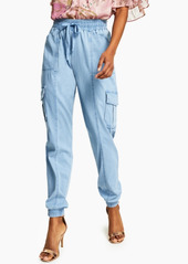 Inc International Concepts Chambray Utility Jogger Pants, Created for Macy's