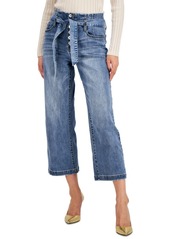 Inc International Concepts Petite Button-Fly Cropped Jeans, Created for Macy's