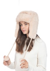 INC International Concepts Inc Embossed Faux-Fur Trapper Hat, Created for Macy's