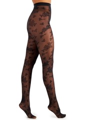 INC International Concepts Inc Flocked Floral Tights, Created for Macy's
