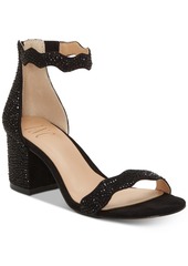 Inc International Concepts Hadwin Scallop Block-Heel Sandals, Created for Macy's Women's Shoes