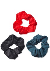 Inc International Concepts 3-Pc. Mixed Color Hair Scrunchie Set, Created for Macy's