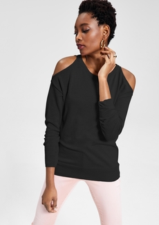Inc International Concepts Cold-Shoulder Sweater, Created for Macy's