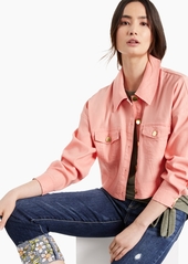 Inc International Concepts Cropped Drop-Shoulder Jacket, Created for Macy's