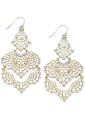 Inc International Concepts Crystal Lace Chandelier Earrings
