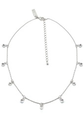 Inc International Concepts Cubic Zirconia Crystal Drop Necklace, Created for Macy's