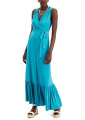 Inc International Concepts Faux-Wrap Maxi Dress, Created for Macy's